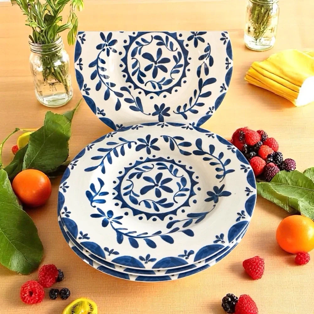 Better Homes and Garden Floral Melamine Plates 4pcs